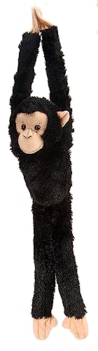 Wild Republic Hanging Monkey peluche chimpancé 51 cm que se cuelga del cuello
