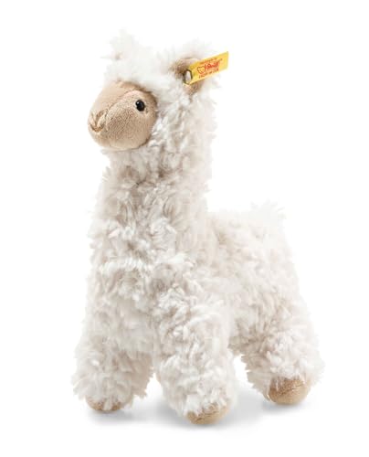 Steiff Leandro, llama de peluche Soft Cuddly Friends de 19 cm