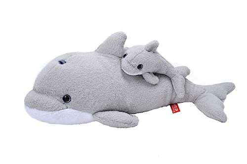 Wild Republic Mamá y Bebé Delfín 36 cm