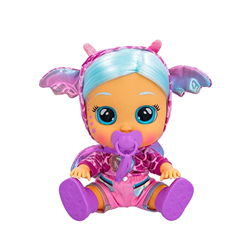 BEBÉS LLORONES Loving Care Fantasy Hannah | Muñeca bebé Que Llora lágrimas de Verdad con Pijama y 3 Accesorios - Juguete y Regalo para Niños y Niñas de 3 Años o Más