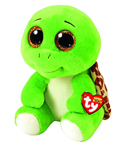 Peluche de tortuga Ty Beanie Boo Turbo de 15 cm con ojos grandes