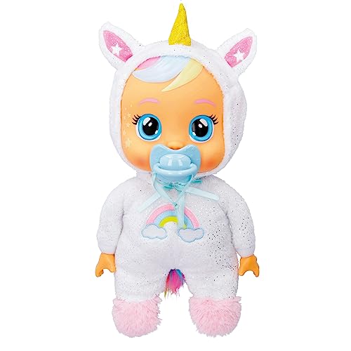 BEBÉS LLORONES Loving Care Fantasy Hannah | Muñeca bebé Que Llora lágrimas de Verdad con Pijama y 3 Accesorios - Juguete y Regalo para Niños y Niñas de 3 Años o Más