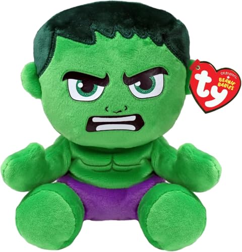 Peluche Hulk de Ty oficial Marvel 15 cm