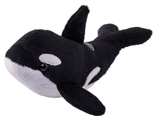Peluche de orca Wild Republic Pocketkins Eco de 12 cm de materiales reciclados