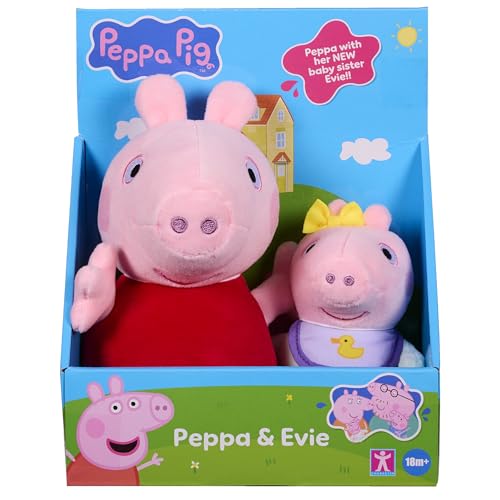 Bandai Peppa Pig con bebé (pack de 2)