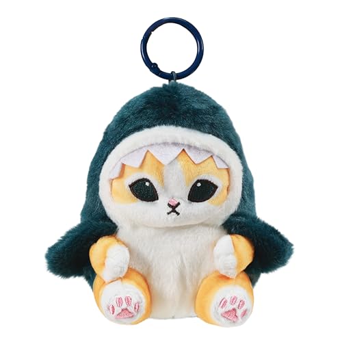 Mewaii Almohadas de Peluche Gato Negro Kawaii, Juguetes Stitch Lindo Cojines de Peluche Animales para Niños y Descanso