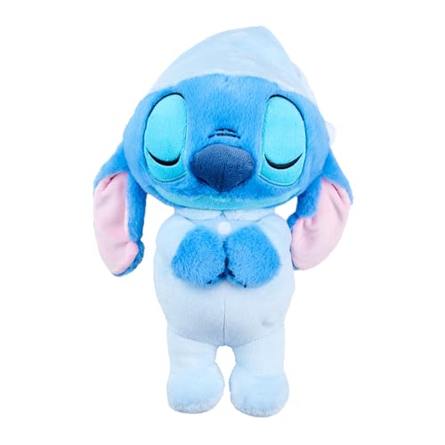 Peluche oficial Stitch dormilón con sonido y respiración de Simba de 31 cm